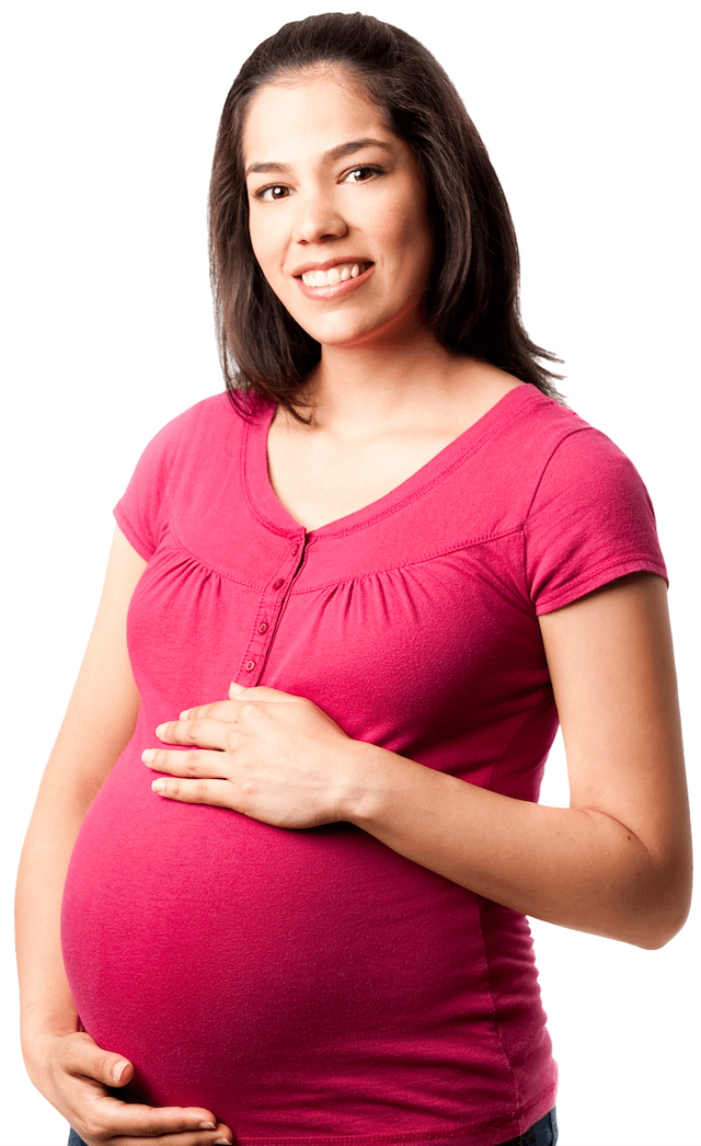 Illustration of a pregnant woman